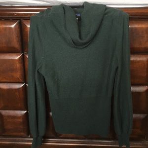 Green Patagonia Cowl Sweater